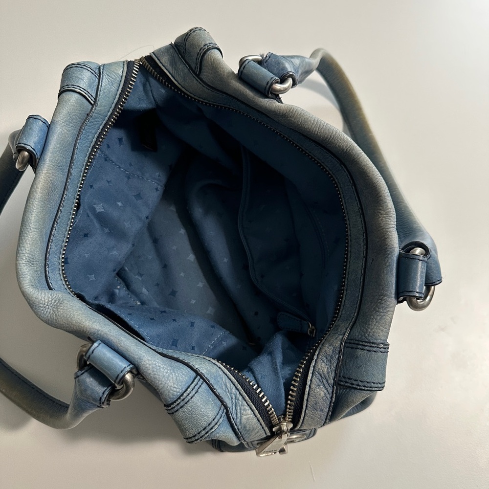 Fossil Sky Blue Shoulder Bag